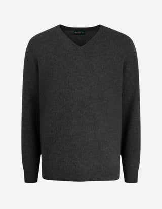 Kilsyth Tröja Lammull Mörkgrå