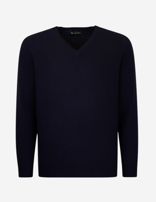 Kilsyth Tröja Lammull Navy