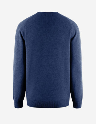 Kilsyth Tröja Lammull Mörkblå