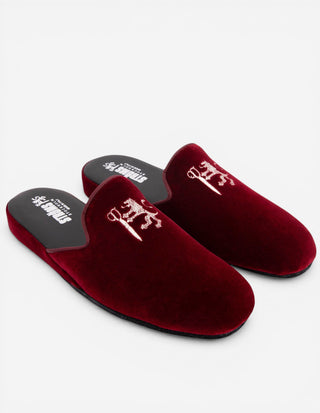 Slip-in Slipper Velvet Röd