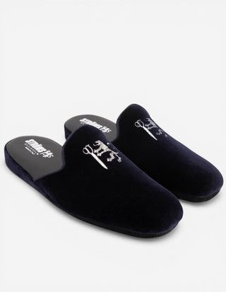 Slip-in Slipper Velvet Marinblå