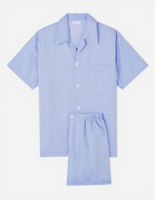Amalfi Pyjamas Bomull Ljusblå