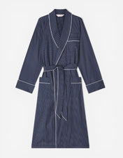 Plaza Morgonrock Bomull Navy/Dots