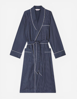 Plaza Morgonrock Bomull Navy/Dots