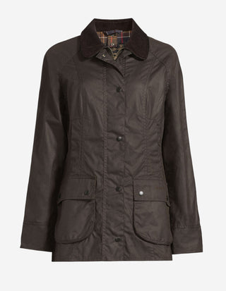 Classic Beadnell Waxed Jacket Olive