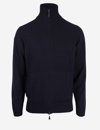 Ballater Cardigan Lammull Navy