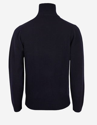 Ballater Cardigan Lammull Navy