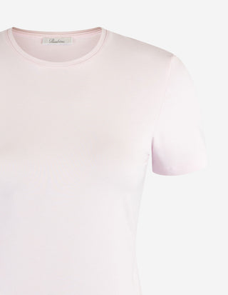 Samina Cotton Jersey T-Shirt Rosa