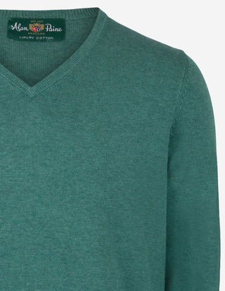 Rothwell Tröja V-ringad Bomull Cashmere