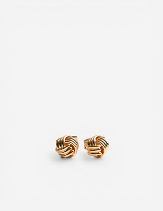 Cable Knot Manschettknappar Roséguld