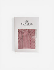 Classic Woven Cotton Boxer Shorts Red/White