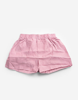 Classic Woven Cotton Boxer Shorts Red/White