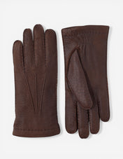 Peccary Handsewn Cashmere Lined Gloves Siena