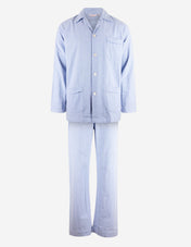 Arran Pyjamas Flanell Ljusblå