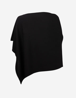 Paris Poncho Svart