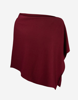 Paris Poncho Vinröd