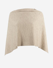Paris Poncho Ljusbeige One Size
