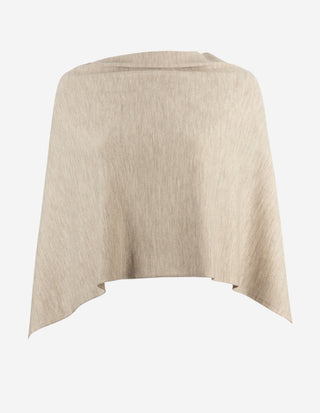 Paris Poncho Ljusbeige One Size
