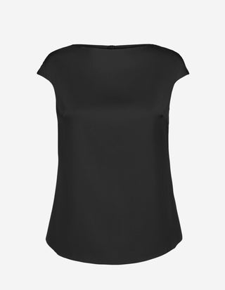 Yui Top Siden Svart