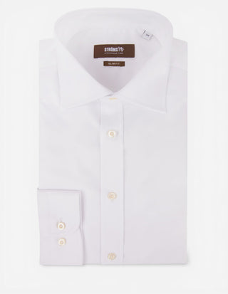 Slim Fit Skjorta Bomull White