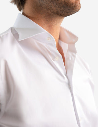 Slim Fit Skjorta Bomull White