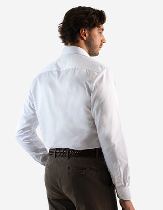 Slim Fit Skjorta Bomull White