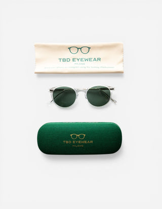 Cran Eyewear Transparent Bottle Green