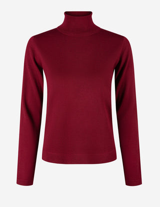 Polotröja Merinoull Burgundy