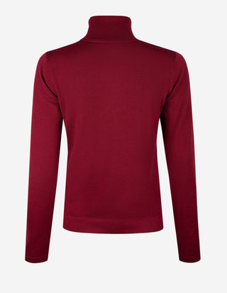 Polotröja Merinoull Burgundy