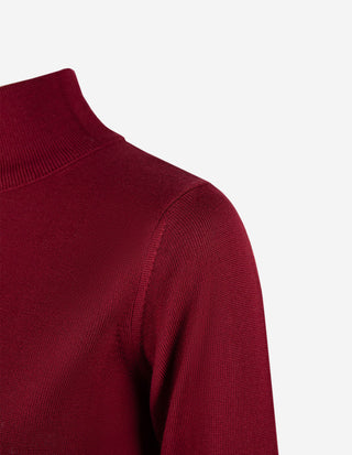 Polotröja Merinoull Burgundy