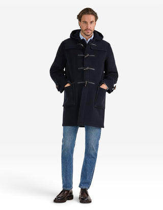 Morris Duffle Coat Navy