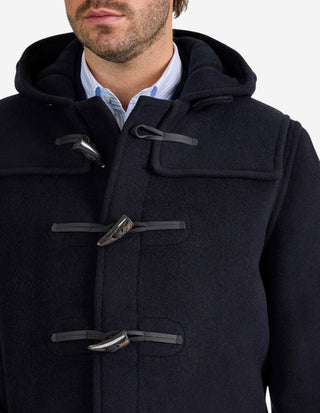 Morris Duffle Coat Navy