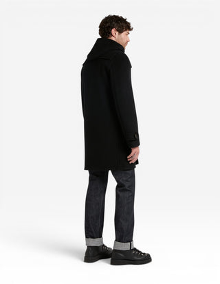 Morris Duffle Coat Svart