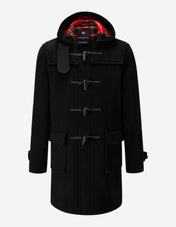 Morris Duffle Coat Svart