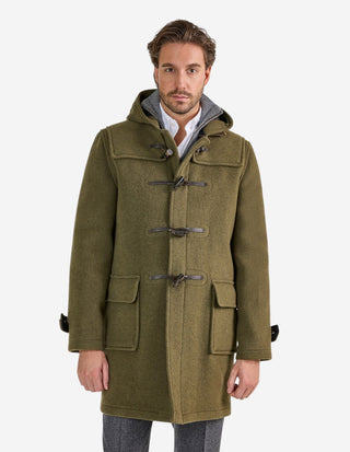 Morris Duffle Coat Grön