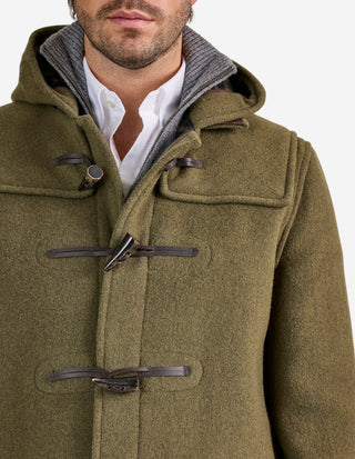 Morris Duffle Coat Grön
