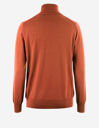Roll Neck Merino Orange