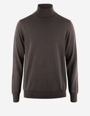 Roll Neck Merino Coffe