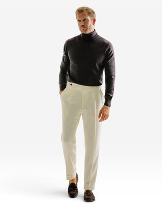 Roll Neck Merino Coffe