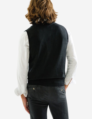 Slipover Merino Svart