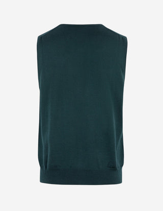 Slipover Merino Mörkgrön