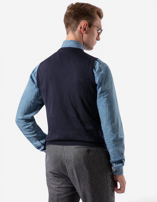 Slipover Merino Navy