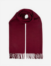 Cashmere Scarf Vinröd One Size