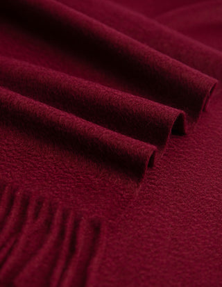 Cashmere Scarf Vinröd One Size