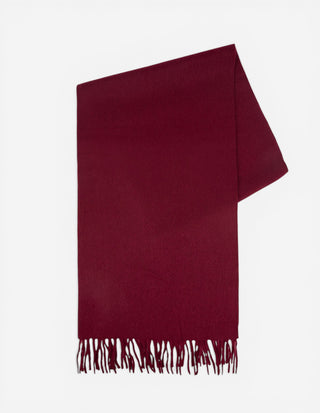 Cashmere Scarf Vinröd One Size