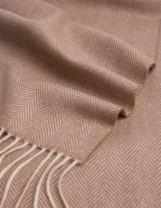 Scarf Cashmere Beige Fiskben