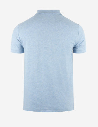 Custom Slim Fit Polo Ljusblå