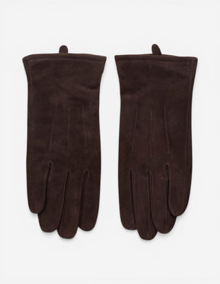 Handske Mocka Brun