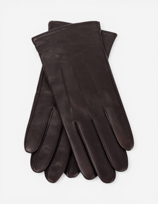 Classic Lambskin Gloves Chocolate