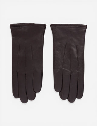 Classic Lambskin Gloves Chocolate